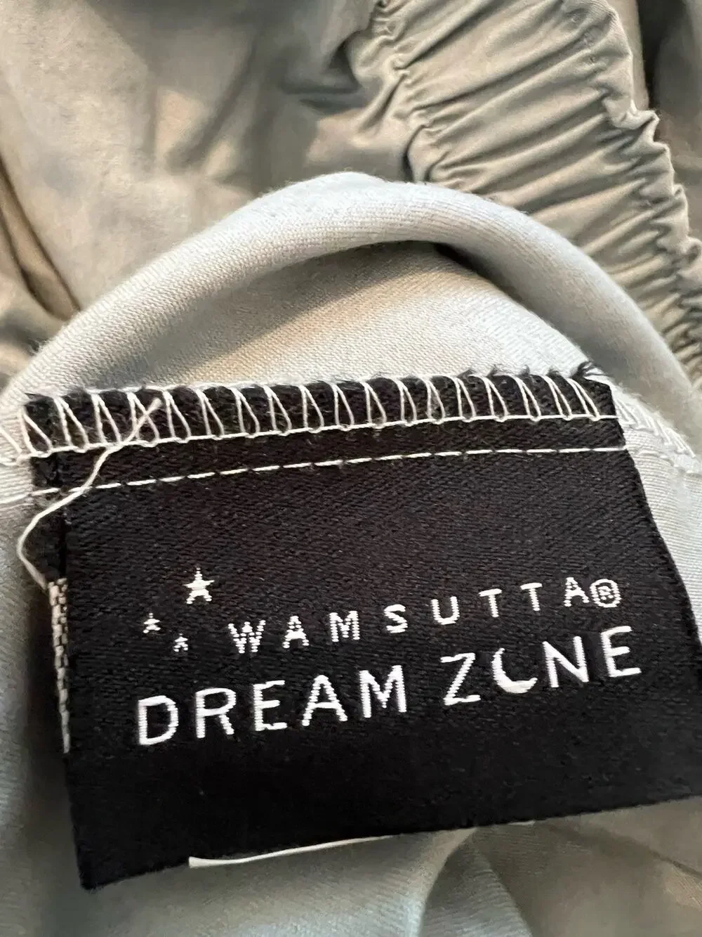 Wamsutta Dream Zone Sateen 100% Pima Cotton Light Blue Fitted Sheet Cal King